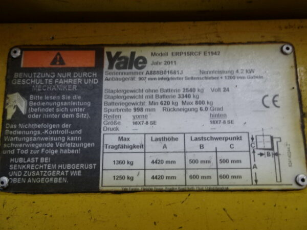 Elektro-Stapler YALE - Image 14